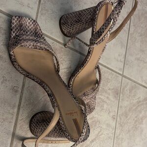 Sam Edelman Snake Print Heels